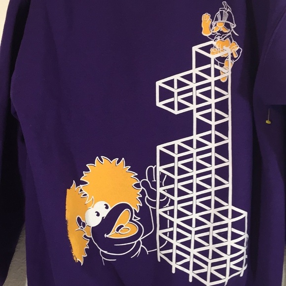 Fraggle Rock Jim Henson Sweatshirt Purple M - Picture 2 of 4